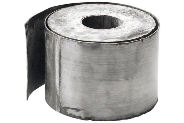 Rouleau de plomb épaisseur 2,0mm adhésif laque gris